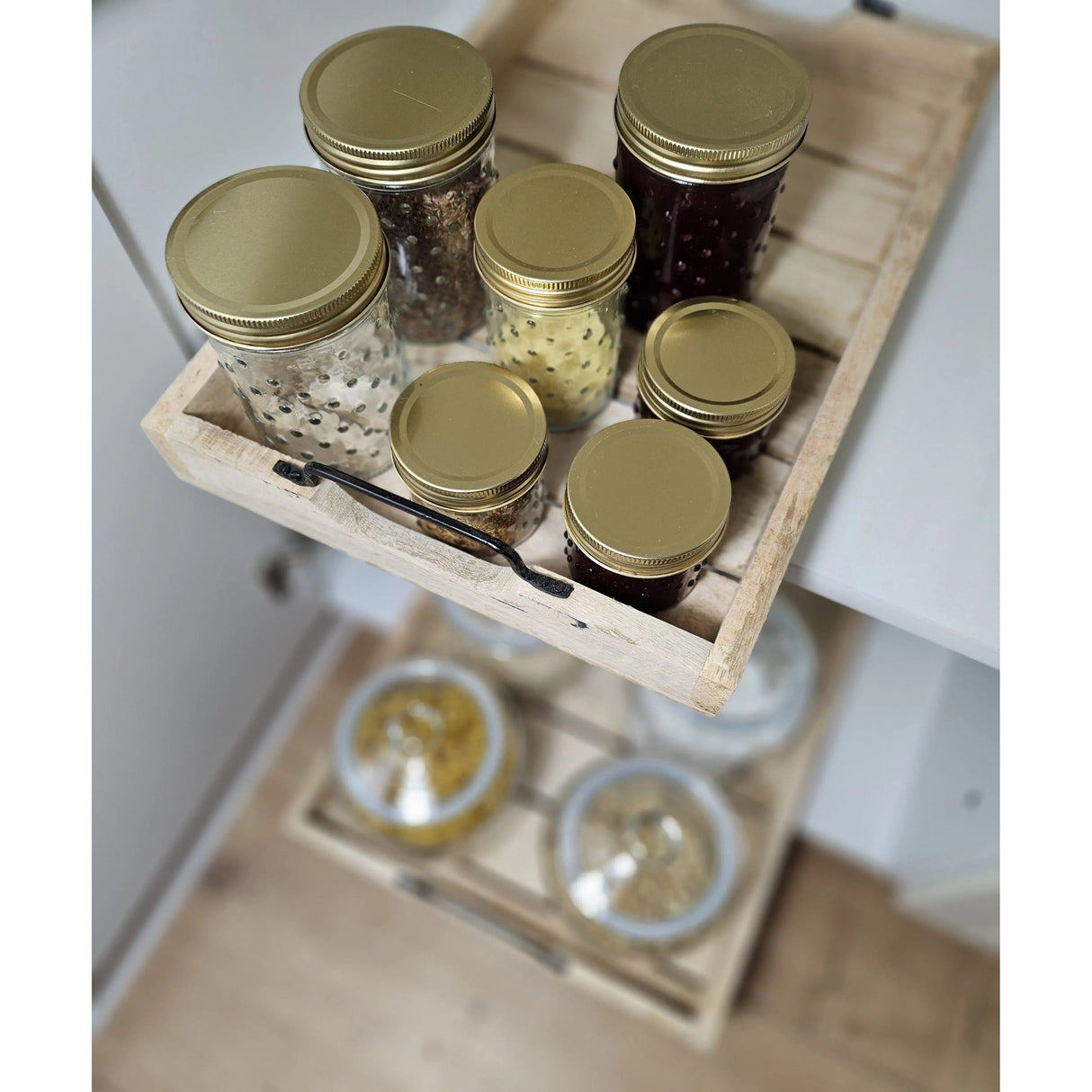 Tray decorative tray wood mango brown decoration table decoration candle tray wooden tray medium: 46 x 31 cm