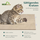 Scratching board scratching mat for wall 80x28 cm corner scratching board scratching post cats cat sisal