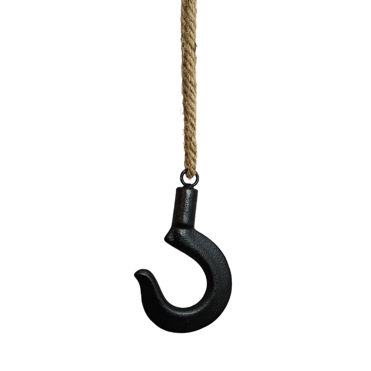 Hook ceiling hook hanging hook decorative hook rope metal suspension length 110 cm 