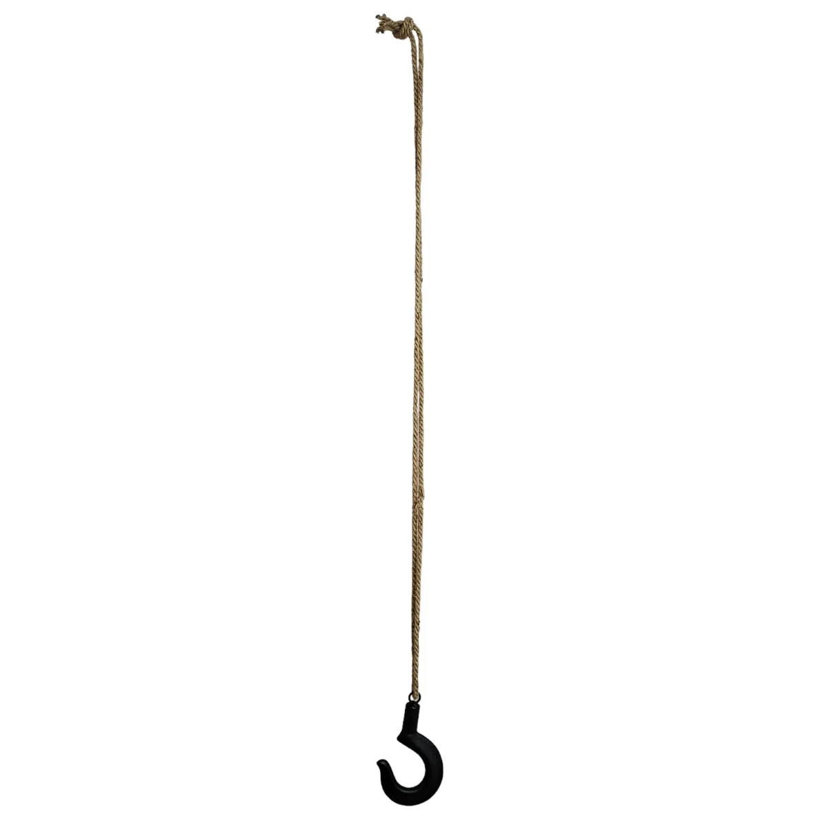 Hook ceiling hook hanging hook decorative hook rope metal suspension length 110 cm 