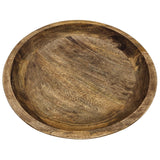 Holzschale Mango Holz Schale Dekoschale Brotschale Mangoholz Ø 38 cm