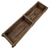 Holzkiste Ziegelform Ziegelsteinform Kiste recyceltes Holz Kasten 60 cm