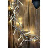 Weihnachtskranz LED Kranz Timer Batterie Lichterkranz warmweiß Leuchtkranz 30 cm