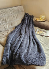 Decke Kuscheldecke Tagesdecke Wohndecke Hirsch Winter 150x200 kuschelig weich