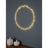 LED Beleuchtung Weihnachten Batterie Lichterkranz Kranz Timer 120 LED 30cm warmweiß