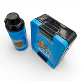 Lunch Set Lego blau Trinkflasche 390 ml Brotdose Facheinteiler Kinderbrotdose NINJAGO