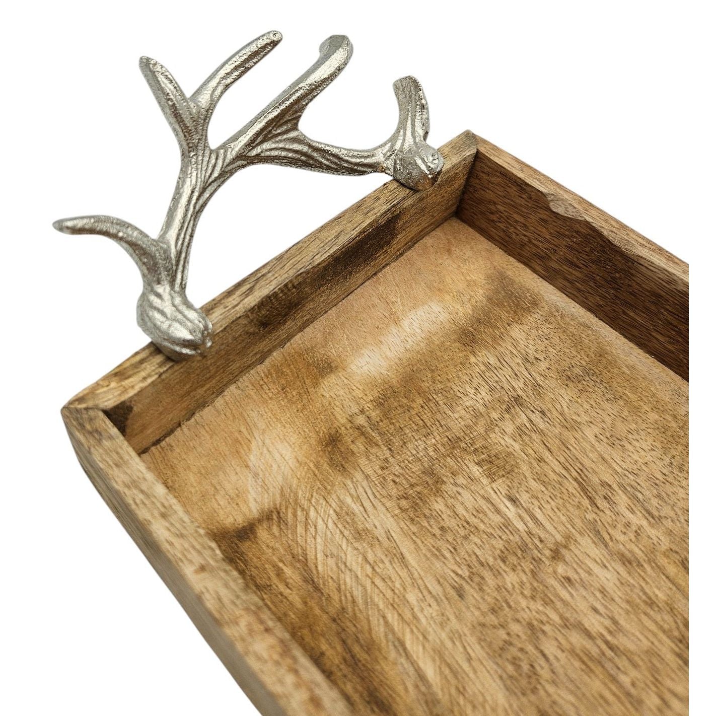 Tray mango wood long tray candle tray serving tray 68 cm wood