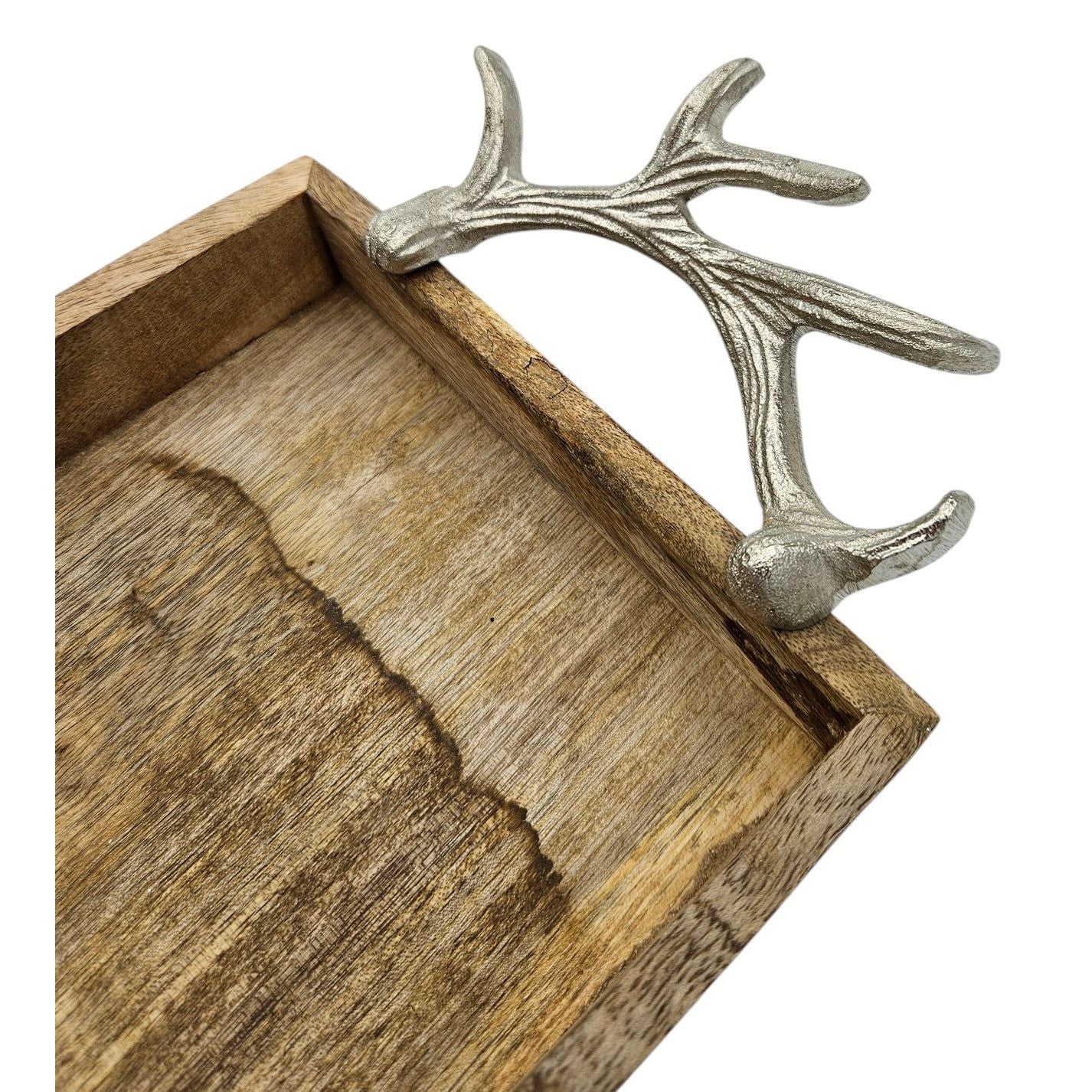 Tray mango wood long tray candle tray serving tray 68 cm wood