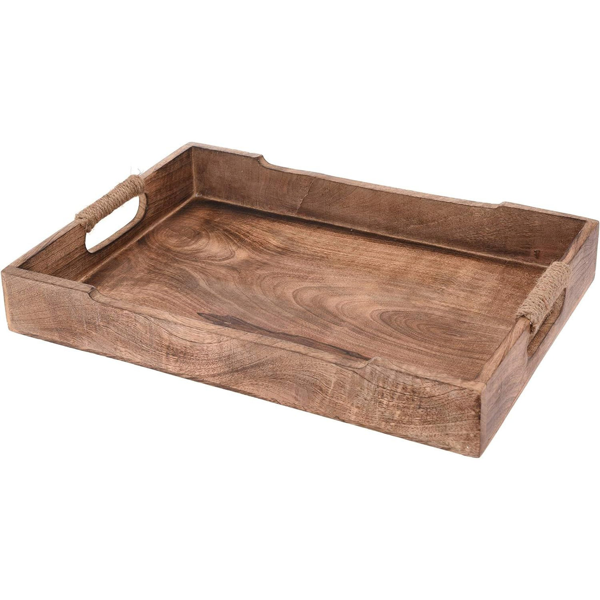 Tray serving tray wood mango brown wooden tray decoration decorative tray dark brown