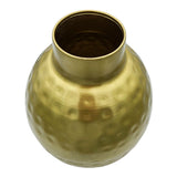 Vase gold metal decorative vase flower vase modern hammered B-WARE