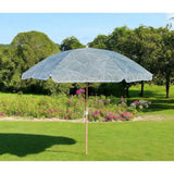 Sonnenschirm Strandschirm Balkonschirm grün creme braun 160 cm UV Schutz 30+