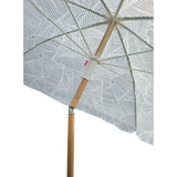 Sonnenschirm Strandschirm Balkonschirm grün creme braun 160 cm UV Schutz 30+