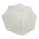 Sonnenschirm Strandschirm Balkonschirm grün creme braun 160 cm UV Schutz 30+