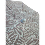 Sonnenschirm Strandschirm Balkonschirm grün creme braun 160 cm UV Schutz 30+