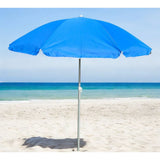 Sonnenschirm Strandschirm Strand Reise Stabil UV Schutz UPF 50+ blau 170 cm