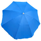 Sonnenschirm Strandschirm Strand Reise Stabil UV Schutz UPF 50+ blau 170 cm
