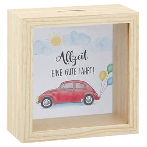 Spardose 12 Hintergrundbilder Sparbüchse Holz Glas Sparschwein Bilderrahmen 15cm - Spardose