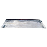 Tray silver metal hammered decoration modern metal tray 45x15 cm B-WARE