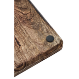Tray mango wood wooden tray mango wood plate decoration brown dark brown 24x24 cm