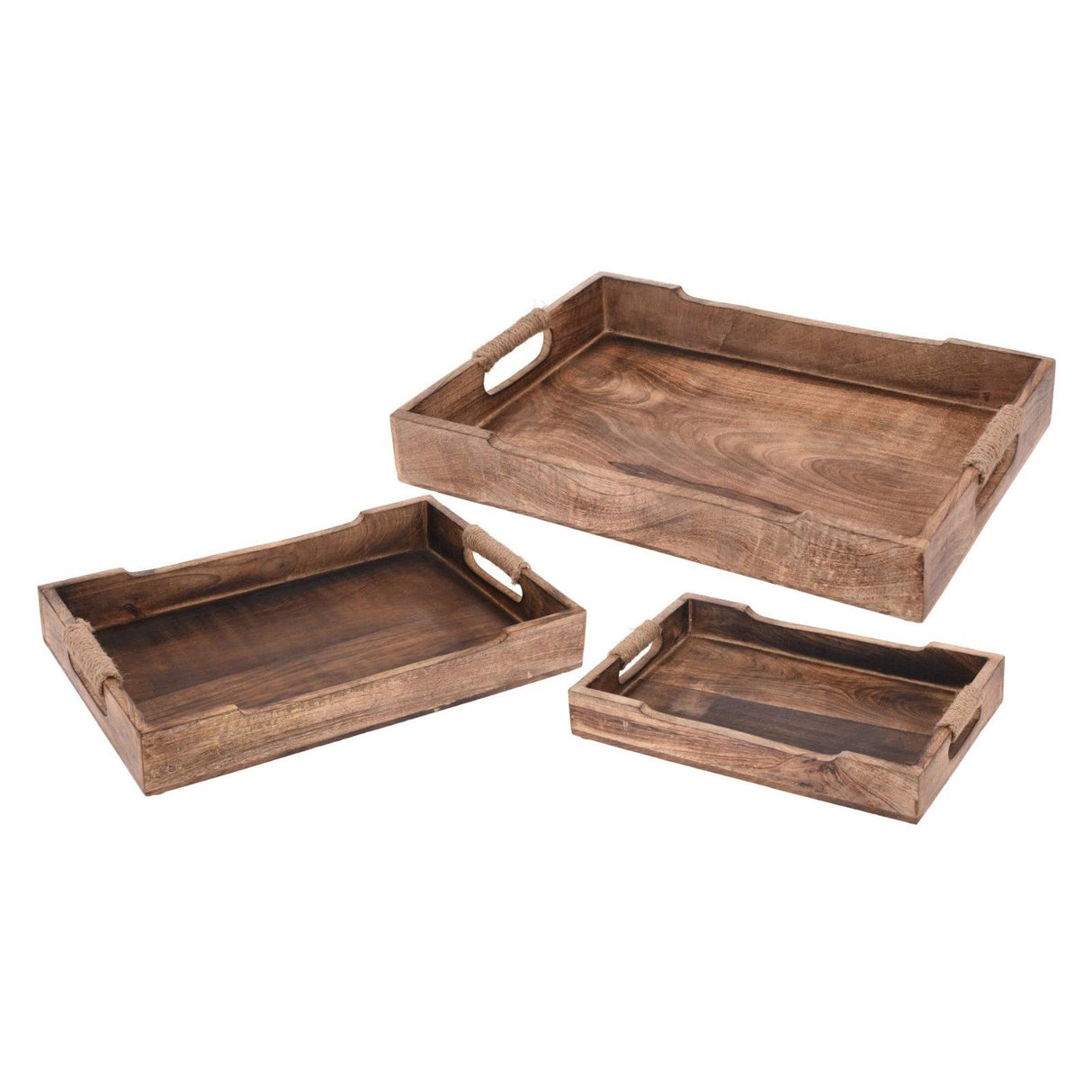 Tray serving tray wood mango brown wooden tray decoration decorative tray dark brown