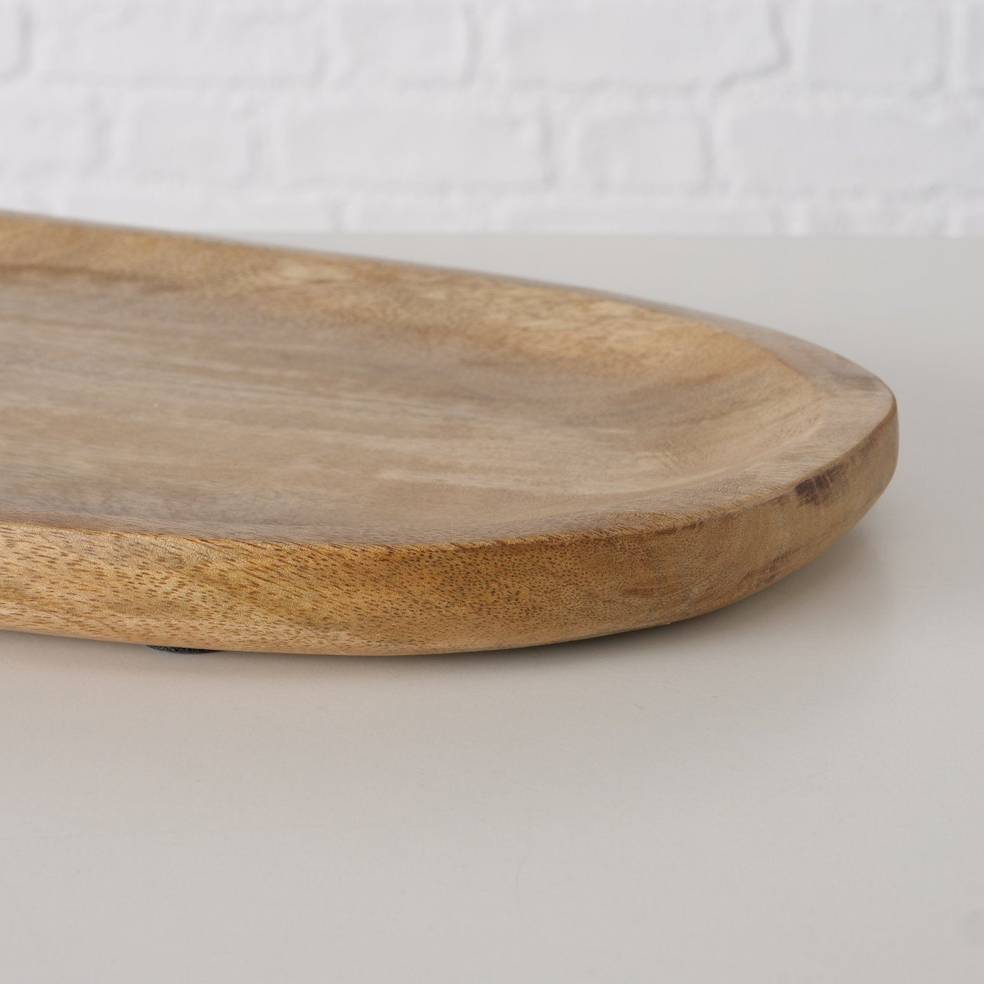 Serving tray wood large mango bowl decorative plate tray mango wood bowl decoration