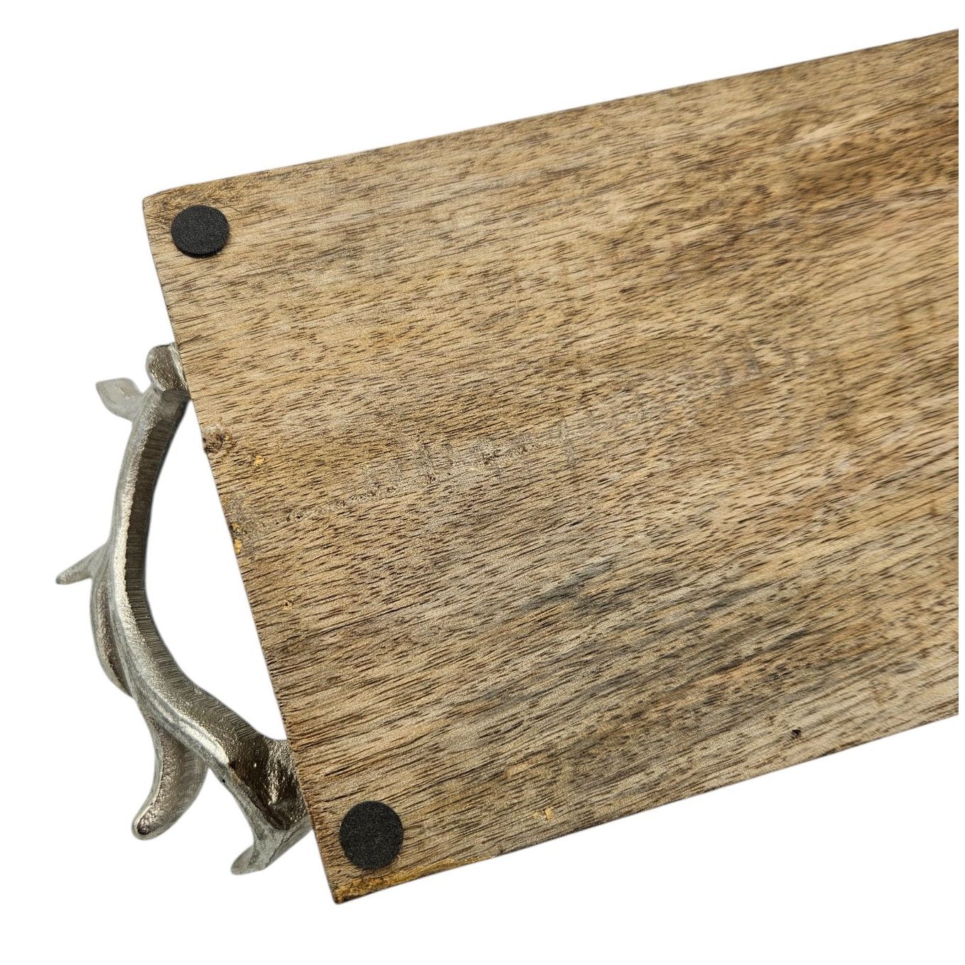 Tray mango wood long tray candle tray serving tray 68 cm wood