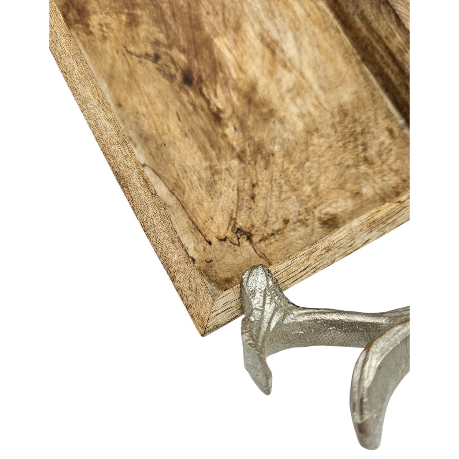 Tray mango wood long tray candle tray serving tray 68 cm wood