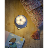 Table lamp touch dimmable LED lamp light white silver wireless height 26 cm