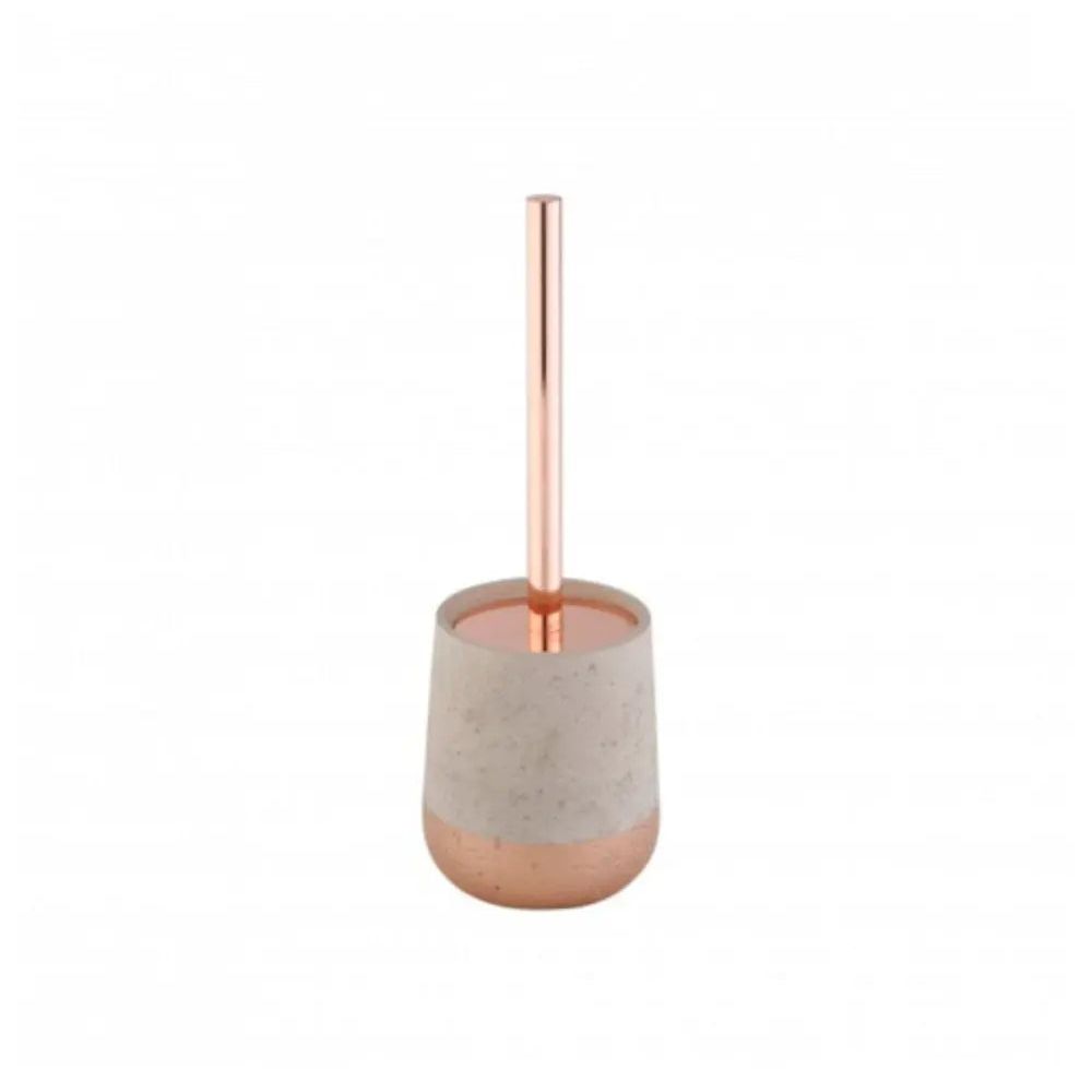 Toilet brush toilet brush concrete grey copper