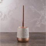 Toilet brush toilet brush concrete grey copper