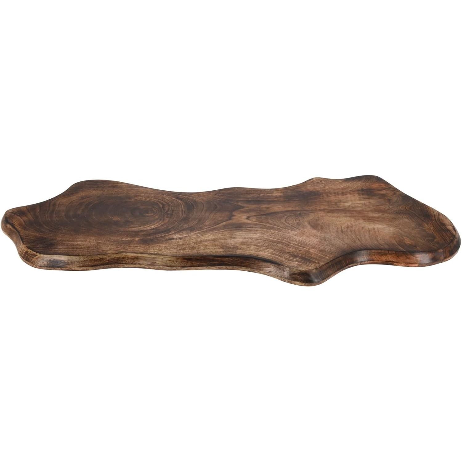 Cutting board XXL mango wood serving board plate wooden board long 80cm B-WARE