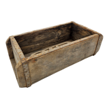 Wooden box brick shape brick shape box recycled wood box 30 cm