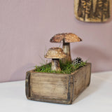 Wooden box brick shape brick shape box recycled wood box 30 cm