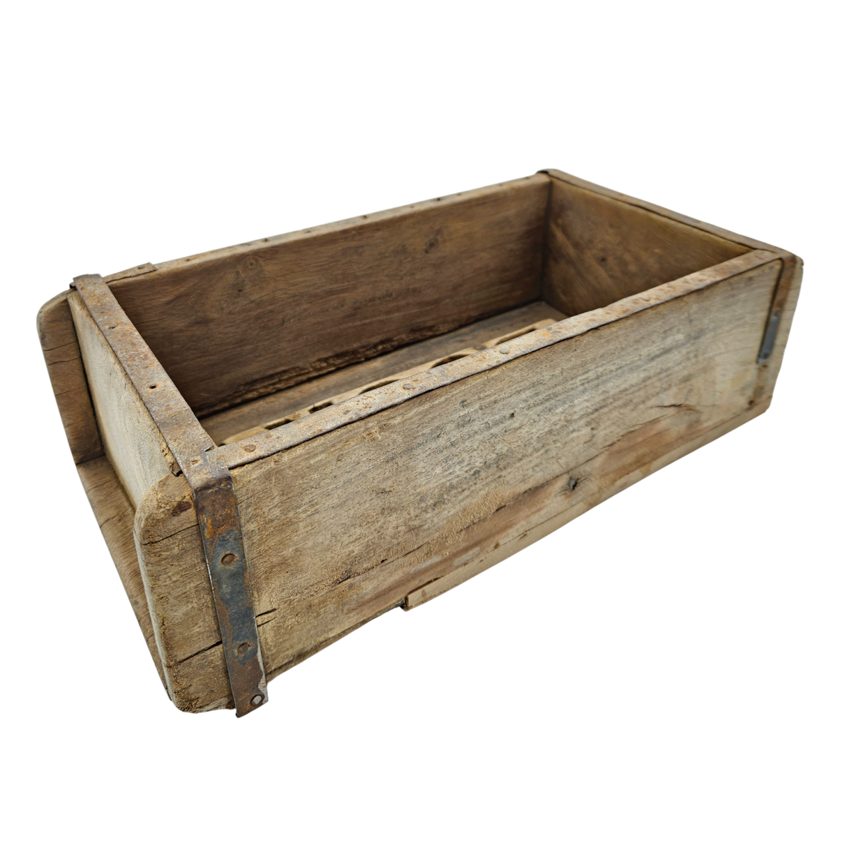 Wooden box brick shape brick shape box recycled wood box 30 cm