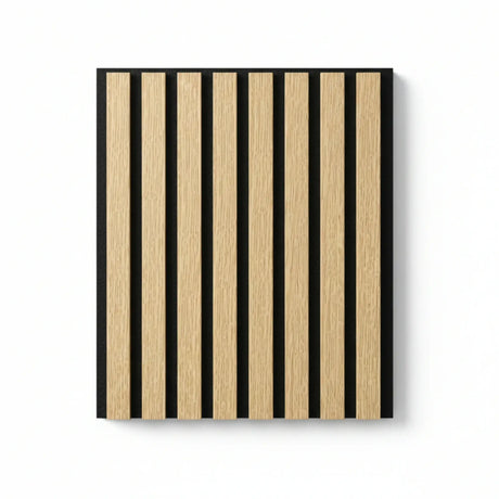 Akustikpaneel Wandpaneel Holz 60x30 4 Stück Wanddeko Wandvertäfelung Wandverkleidung - Wandbild