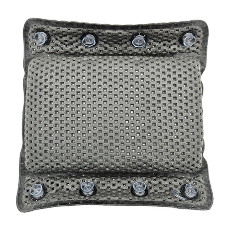 Badewannenkissen grau weiß blau Badekissen mit Saugnäpfen Spa Wannenkissen Kopfkissen - Badewannenkissen