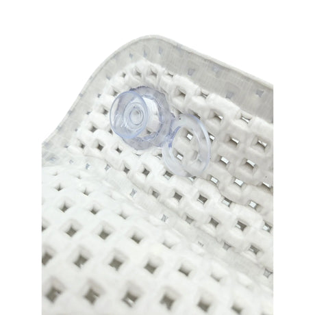 Badewannenkissen grau weiß blau Badekissen mit Saugnäpfen Spa Wannenkissen Kopfkissen - Badewannenkissen