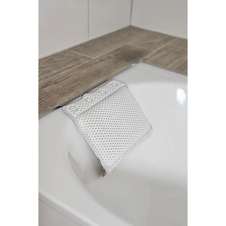 Badewannenkissen grau weiß blau Badekissen mit Saugnäpfen Spa Wannenkissen Kopfkissen - Badewannenkissen