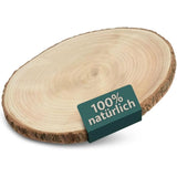 Dekobrett Baumscheibe Holz Holzbrett Brett Tablett Tischdeko Holzscheibe 38-44 - Baumscheibe
