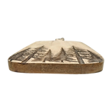 Dekobrett Mangoholz Serviertablett Tablett Wald Baum Kerzentablett 38x21 cm Mangotablett - Dekotablett
