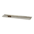 Dekoschale silber 52x12 cm Kerzentablett Metallschale Hammerschlag - Dekoschale