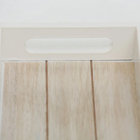 Dekotablett Landhaus-Stil Weiß Tablett Klein Mittel Groß Rund Rechteck Holz - Dekotablett