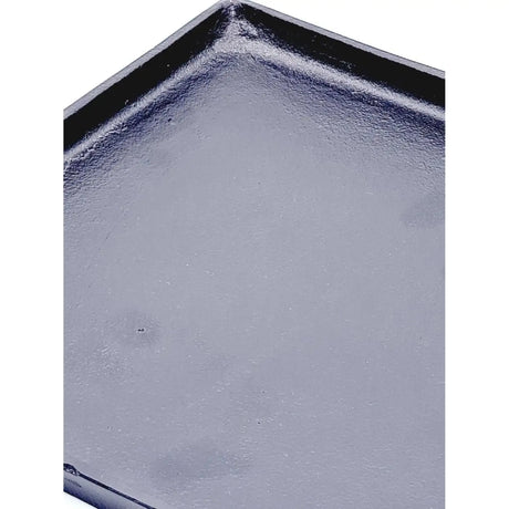 Dekoteller schwarz Dekoschale Metall Teller Schale Alu Deko 25x25 cm - Dekoteller