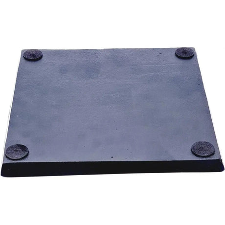 Dekoteller schwarz Dekoschale Metall Teller Schale Alu Deko 25x25 cm - Dekoteller