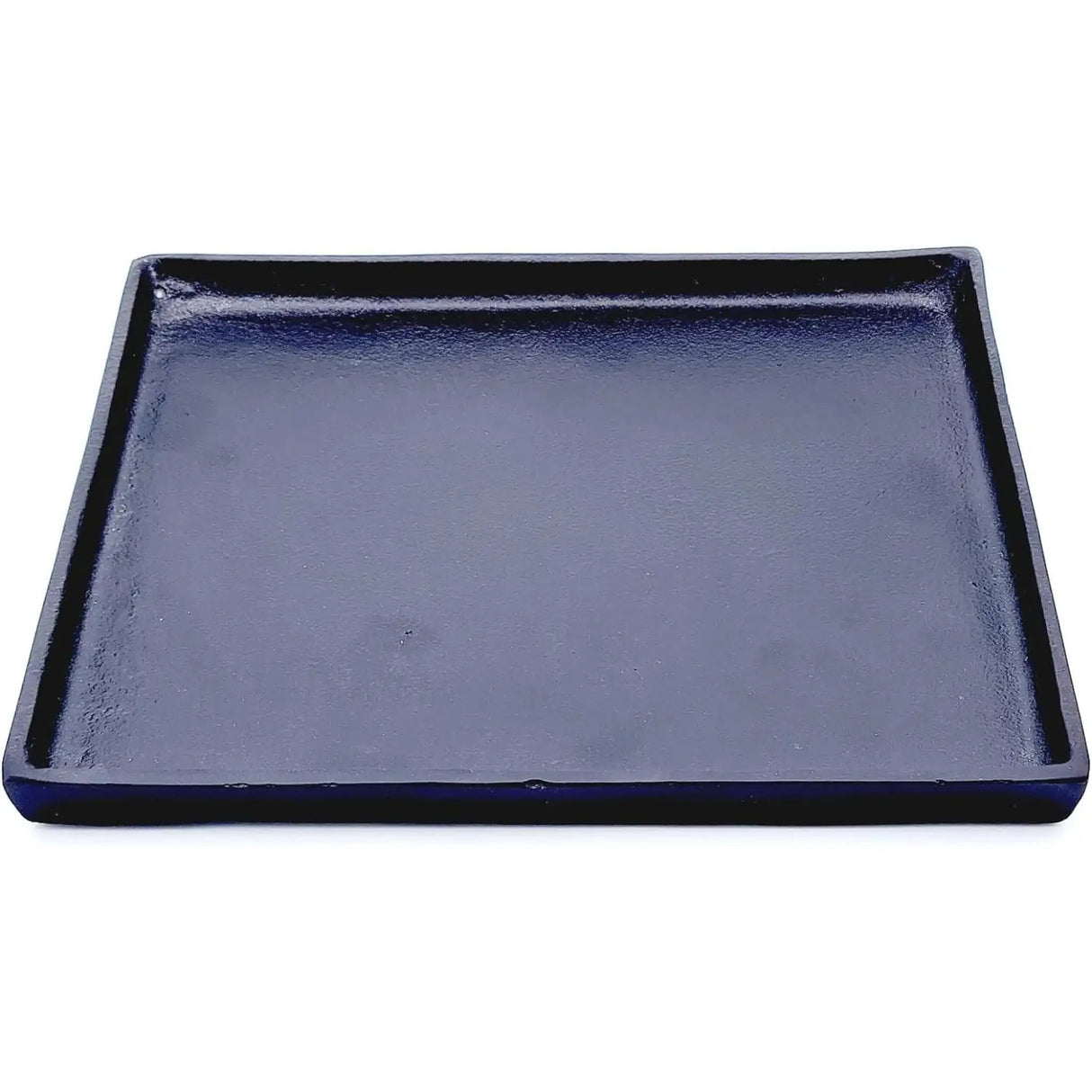 Dekoteller schwarz Dekoschale Metall Teller Schale Alu Deko 30x30 cm - Dekoteller