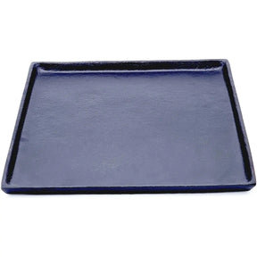 Dekoteller schwarz Dekoschale Metall Teller Schale Alu Deko 30x30 cm - Dekoteller