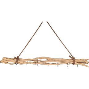 Dekozweige Holz 8 Haken Fensterdeko Hängeast Weide Äste braun Hängezweige 80 cm - Dekozweig