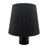 Flaschenlampe Aufsatz für Flasche LED Aufladbar warmweiß Touch Leuchte Lampe - Schwarz geriffelt - Leuchte Touch