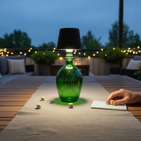 Flaschenlampe Aufsatz für Flasche LED Aufladbar warmweiß Touch Leuchte Lampe - Leuchte Touch
