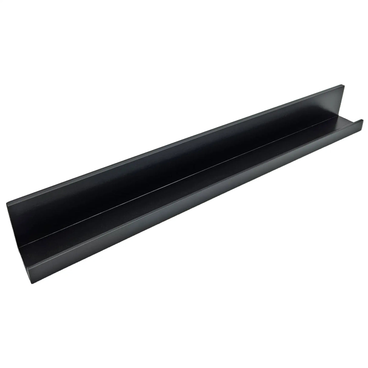 Fotoleiste Bilderleiste Schweberegal Holzregal Wandregal Bücherregal Wandboard - Klein schwarz 58 x 6 x 7 cm - Wandregal